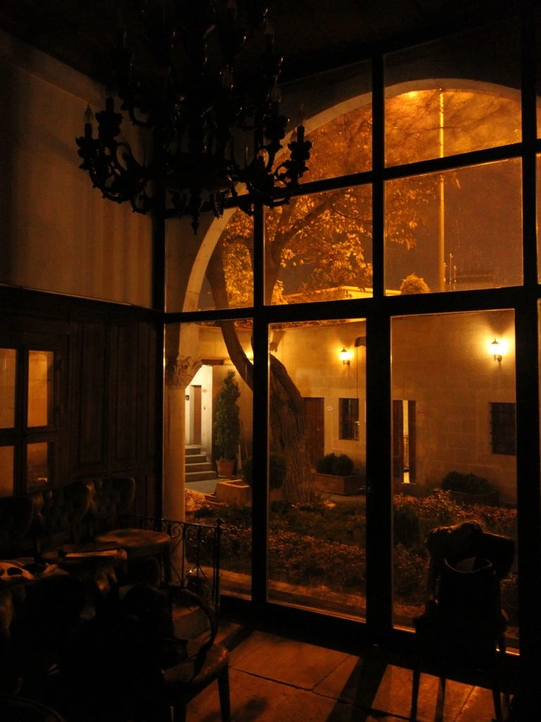 Yasmine El-Fassi's writing courtyard in Marrakech