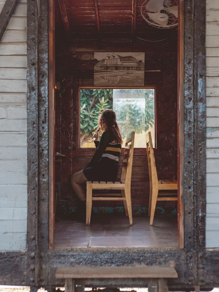 Diego Calderón's writing carriage in El Chaltén